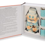 Белый/Голубой